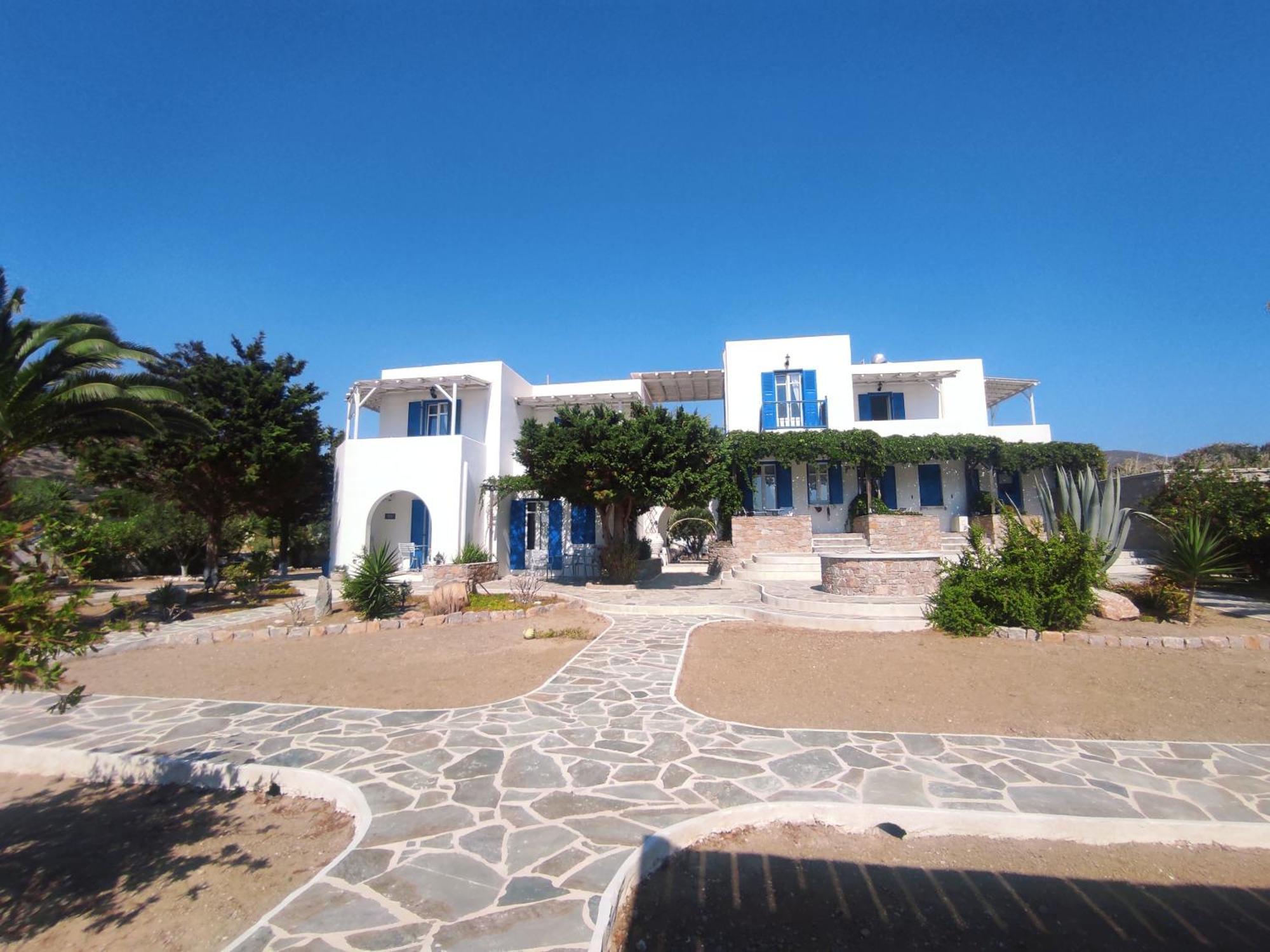 Villa Le Grand Bleu Katapola Bagian luar foto